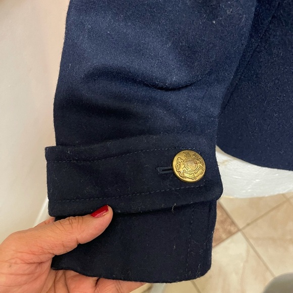 J. Crew Navy Peacoat with Gold Buttons - Picture 5 of 11